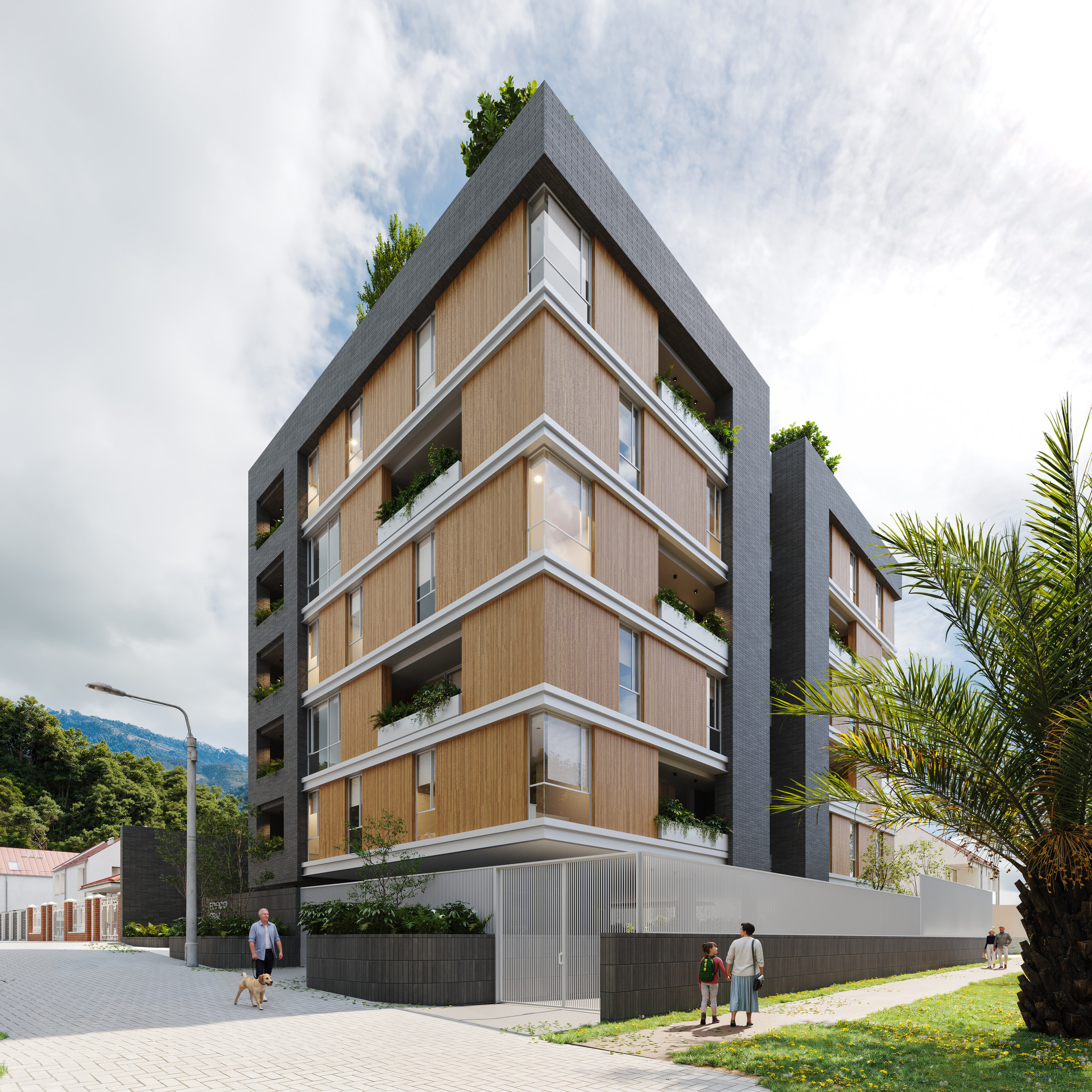 Edificio Graz, visualización residencial