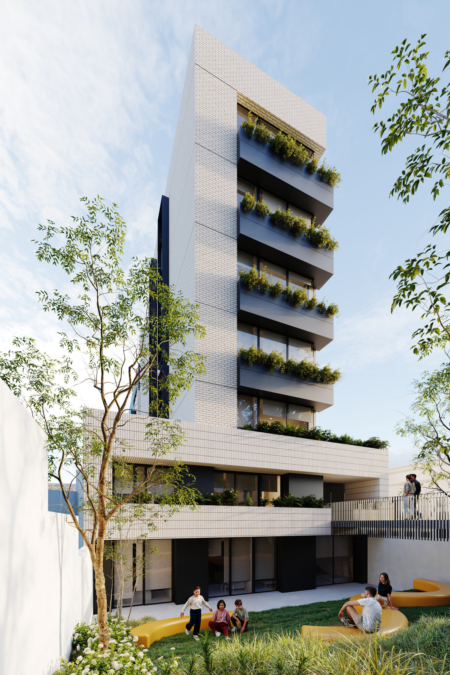 Torre Ámbar, visualización arquitectónica